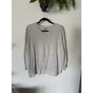 Ruby Moon Grey Knit Long‎ Sleeve Cozy Sweater, Size Small